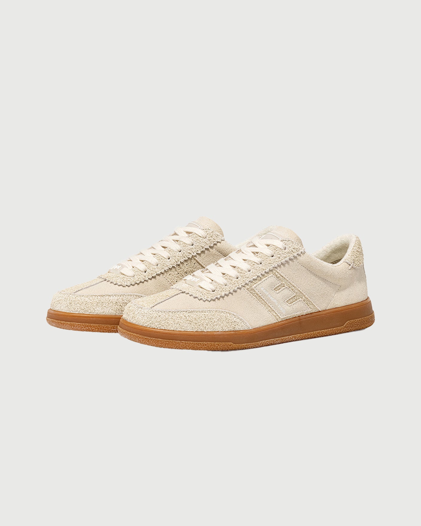 East Pacific Trade Santos Cream Suede Shoes Sneakers Unisex