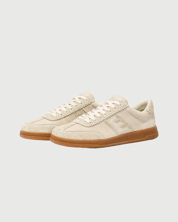 East Pacific Trade Santos Cream Suede Shoes Sneakers Unisex