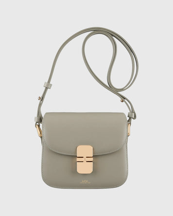 A.P.C. Sac Grace Mini Green Taupe Bags Women