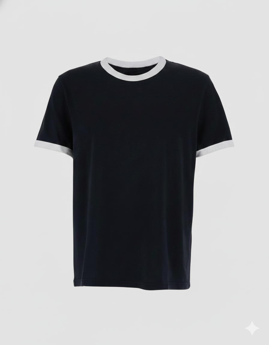 A.P.C. T-Shirt Manches Courtes Contrasté Black T-shirt S/S Men
