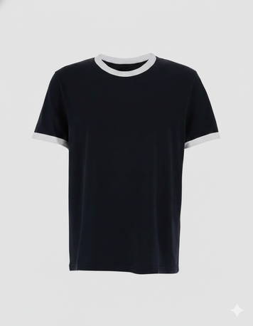 A.P.C. T-Shirt Manches Courtes Contrasté Black T-shirt S/S Men