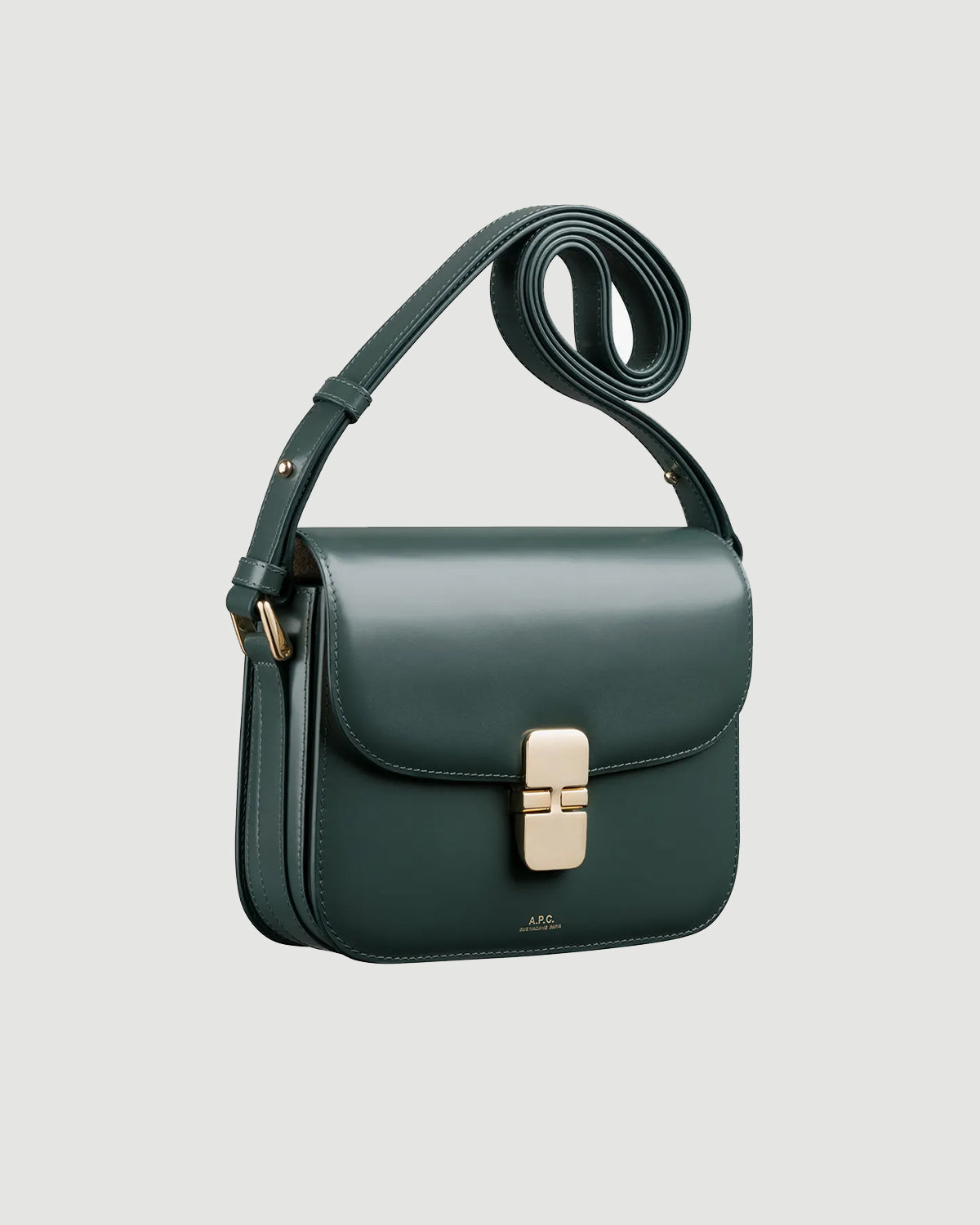 A.P.C. Sac Grace Small Dark Green Bags Women