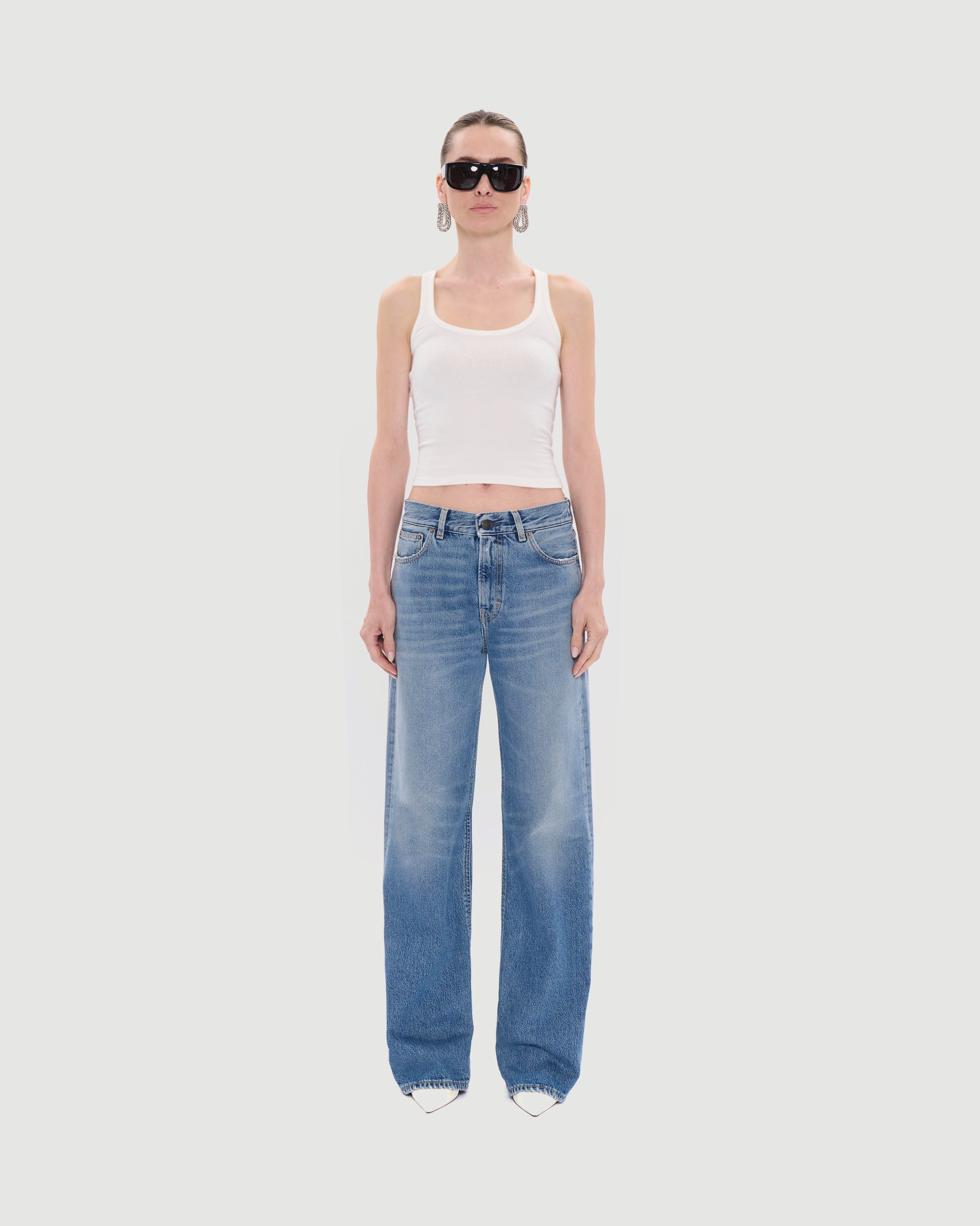 Haikure Korea Nordic Blue Denim Women