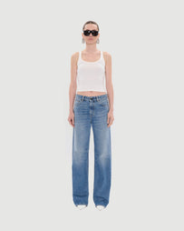 Haikure Korea Nordic Blue Denim Women