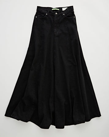 Haikure Serenity Black Stone Skirt