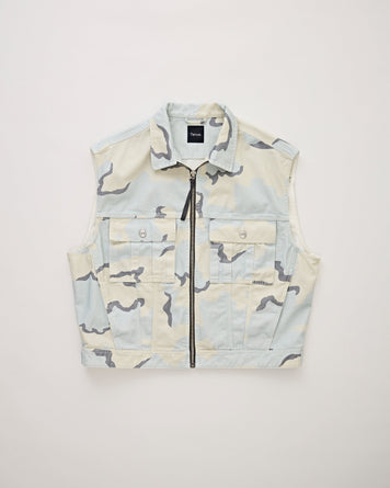 Tenue. Hopper M26 Sleeveless Jacket Camo JKT Short Unisex