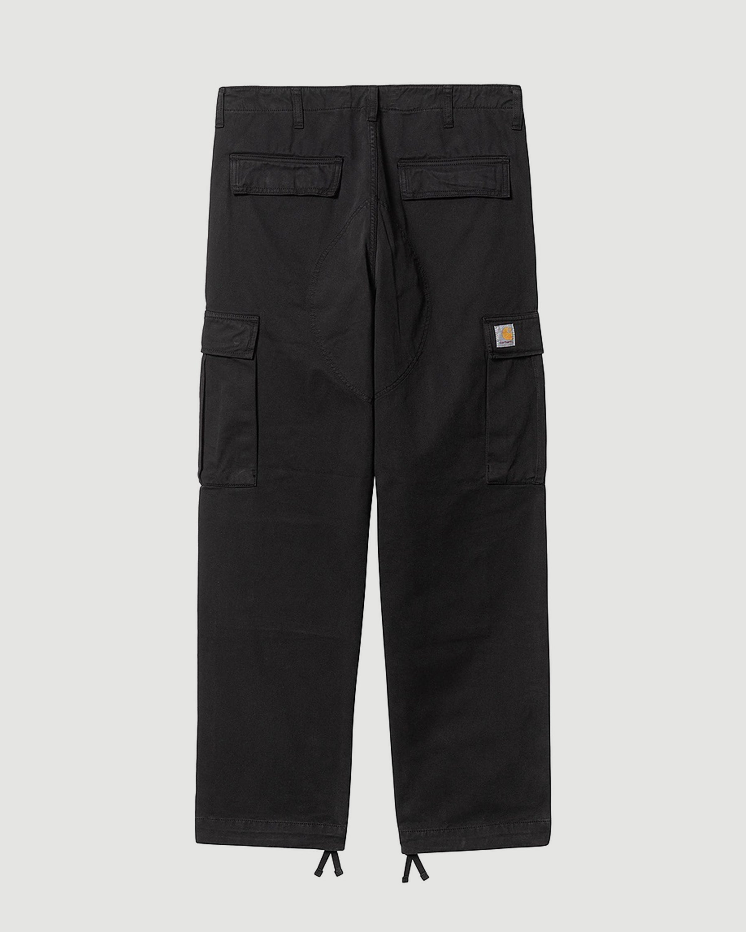 Carhartt WIP Regular Cargo Pant Black (Garment Dyed) Pants Men