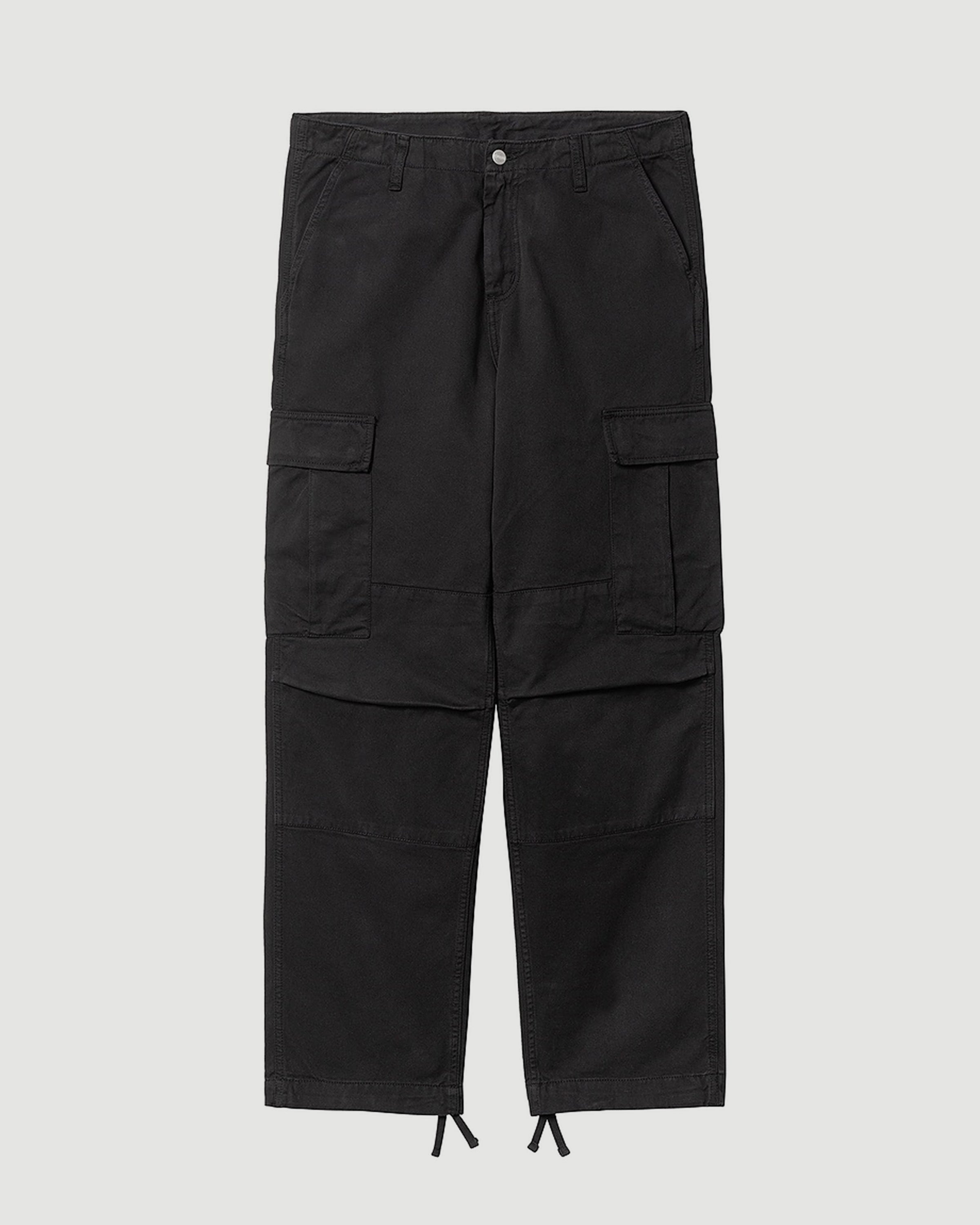 Carhartt WIP Regular Cargo Pant Black (Garment Dyed) Pants Men