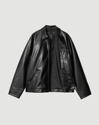 Detroit Jacket Black (Faux Leather)