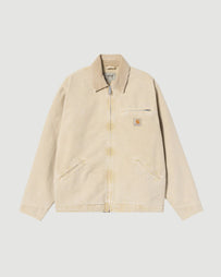 Carhartt WIP OG Detroit Dusty Hamilton Brown Chalk Wash JKT Short Men