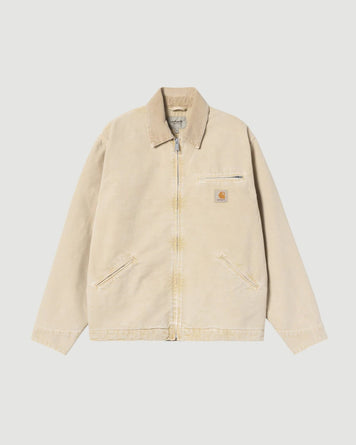 Carhartt WIP OG Detroit Dusty Hamilton Brown Chalk Wash JKT Short Men