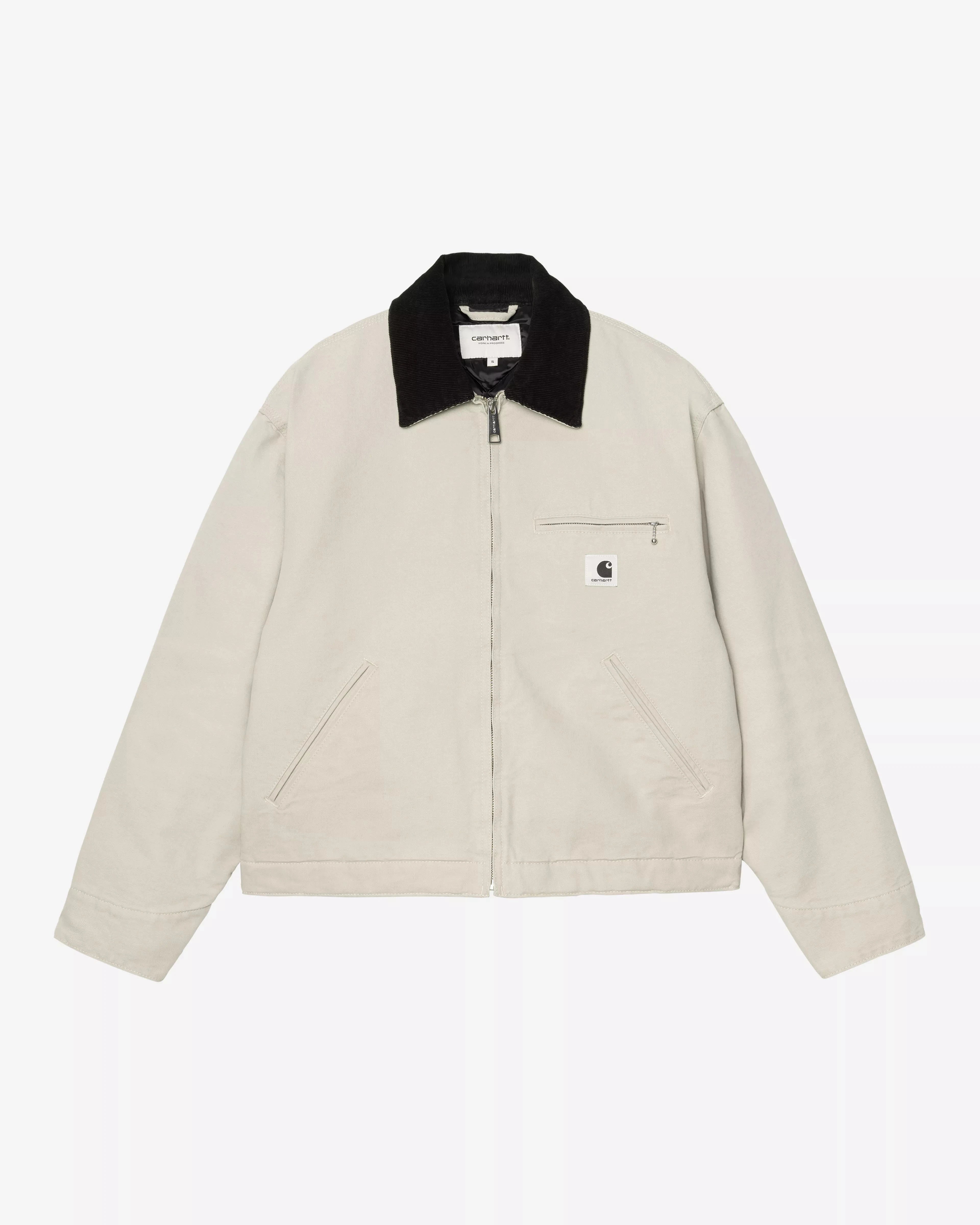 Carhartt WIP W' OG Detroit Jacket Canvas Fleur De Sel/Black JKT Short Men