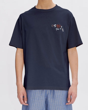 A.P.C. T-Shirt Oscar Dark Navy MEN T-SHIRTS