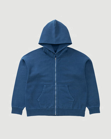 Visvim Jumbo SB Hoodie Indigo Sweater Men