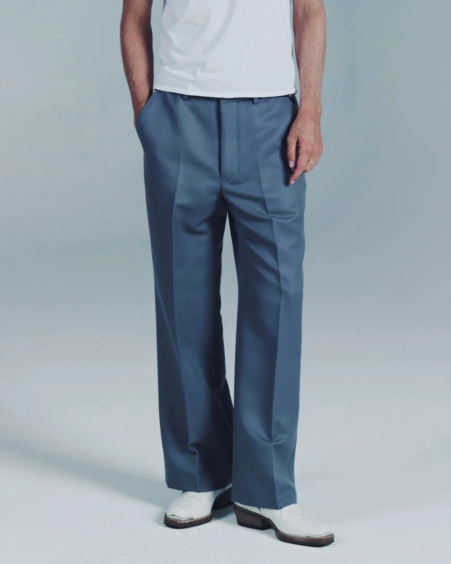 SECOND/LAYER Zooty Trouser Grey Pants Men