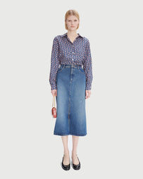 A.P.C. Jupe Georgia Washed Indigo WOMEN SKIRTS