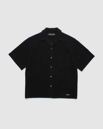 Wacko Maria Knit Shirt Black Shirt S/S Men