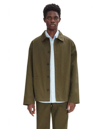 A.P.C. Veste Kerlouan Logo Military Kaki JKT Short Men