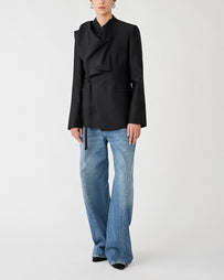 6397 Big Twisted Seam Soft Mid Blue Denim Women