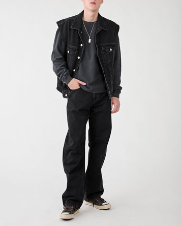 Tenue. Brad T-Shirt Trashed Black T-shirt S/S Men
