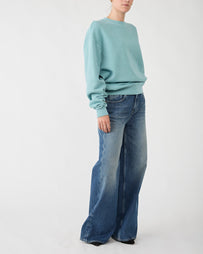 Tenue. Kelly Sweat Trashed Emerald Sweater Unisex