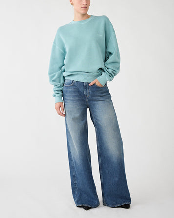 Tenue. Kelly Sweat Trashed Emerald Sweater Unisex