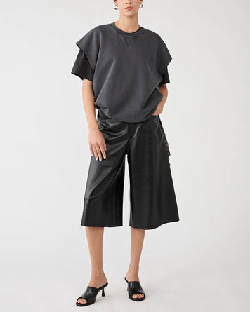 Haikure Belle Leather Black Pants Women