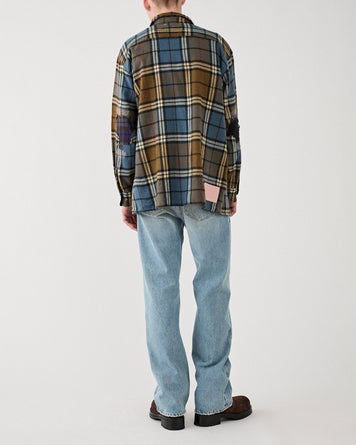 Better With Age Muir Repair Flannel Multicolour Shirt L/S Men