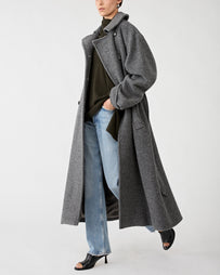 A.P.C. Manteau Lea Heather Grey JKT Long Women