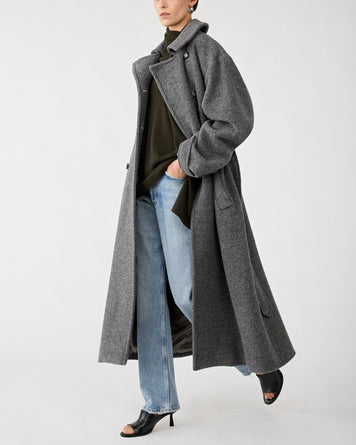 A.P.C. Manteau Lea Heather Grey JKT Long Women