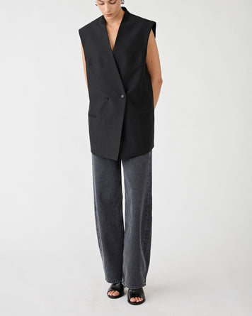 Haikure Korea Flanel Grey Denim Women