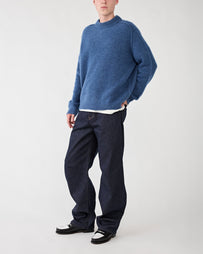 A.P.C. Pull Tyler Steel Blue Knitwear Men