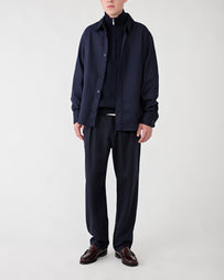 A.P.C. Surchemise Bernardo Heather Marine Shirt L/S Men