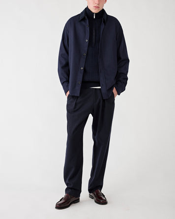 A.P.C. Pantalon Renato Heather Marine Pants Men