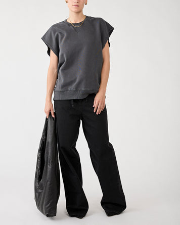 Tenue. Blake Sweat Trashed Black Sweater Unisex