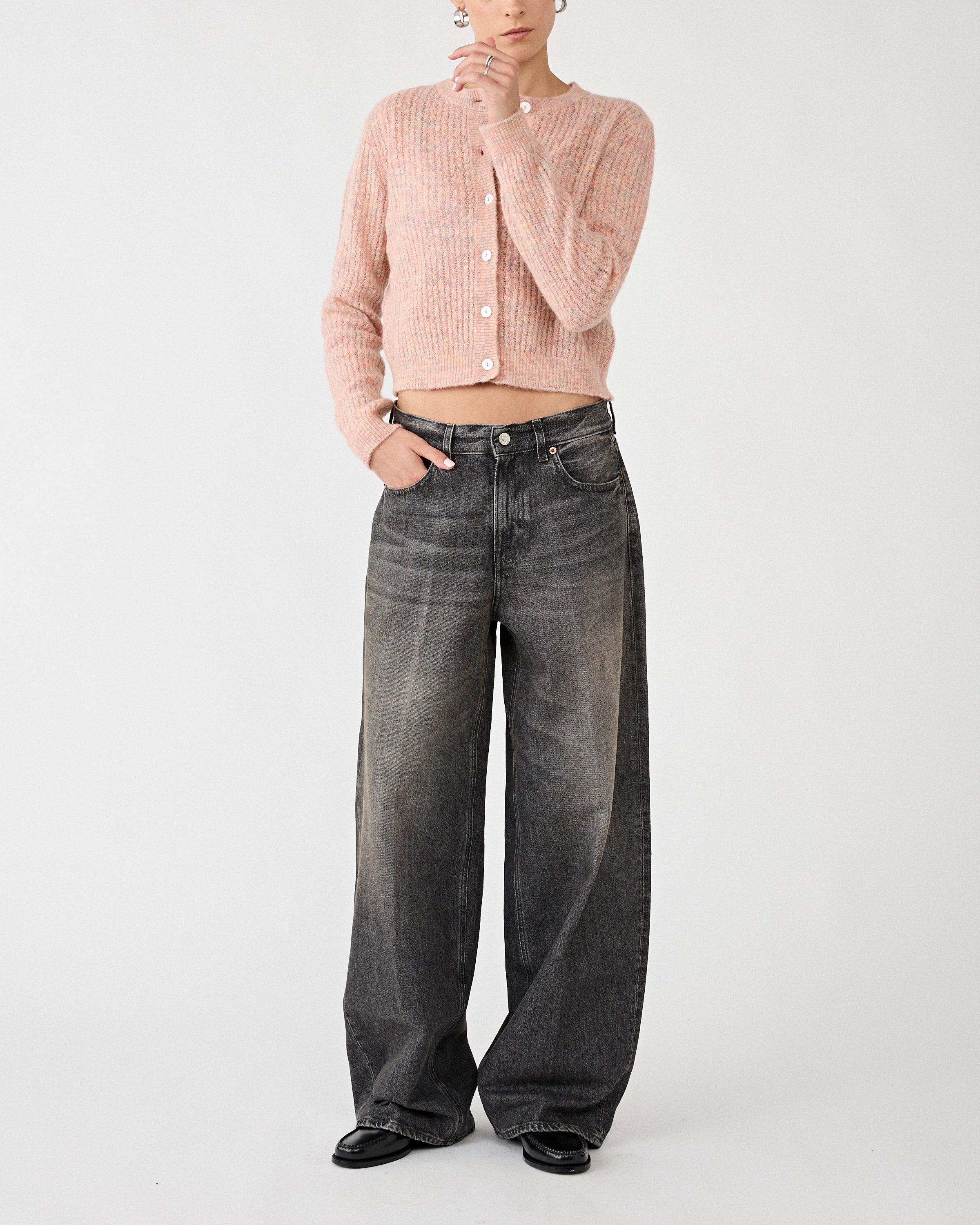 6397 Roomy Jean Rusted Grey Denim Women