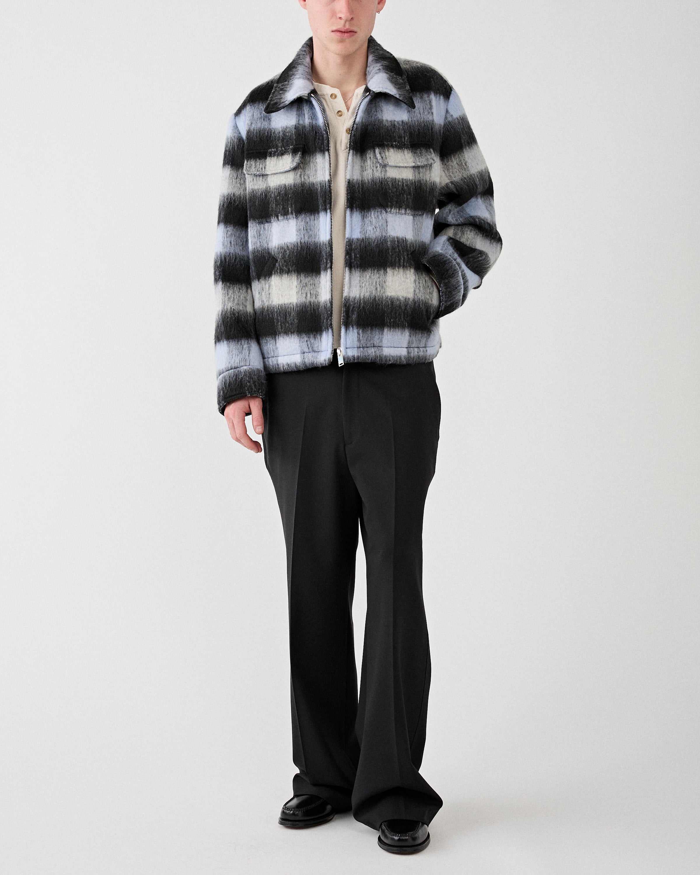 SECOND/LAYER Jefe Jacket Powder Blue JKT Short Men