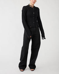 Haikure Jill Black T-shirt L/S Women