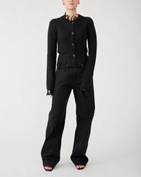 Haikure Jill Black T-shirt L/S Women