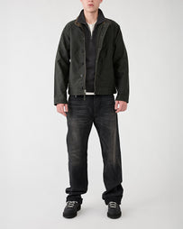 RRL Bower Deck Lined Bomber Vintage Black JKT Short Men