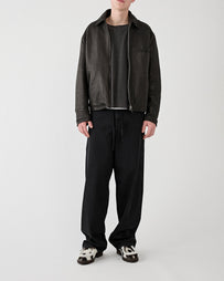 SECOND/LAYER Rider Jacket Black JKT Short Men