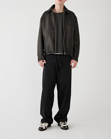 SECOND/LAYER Rider Jacket Black JKT Short Men