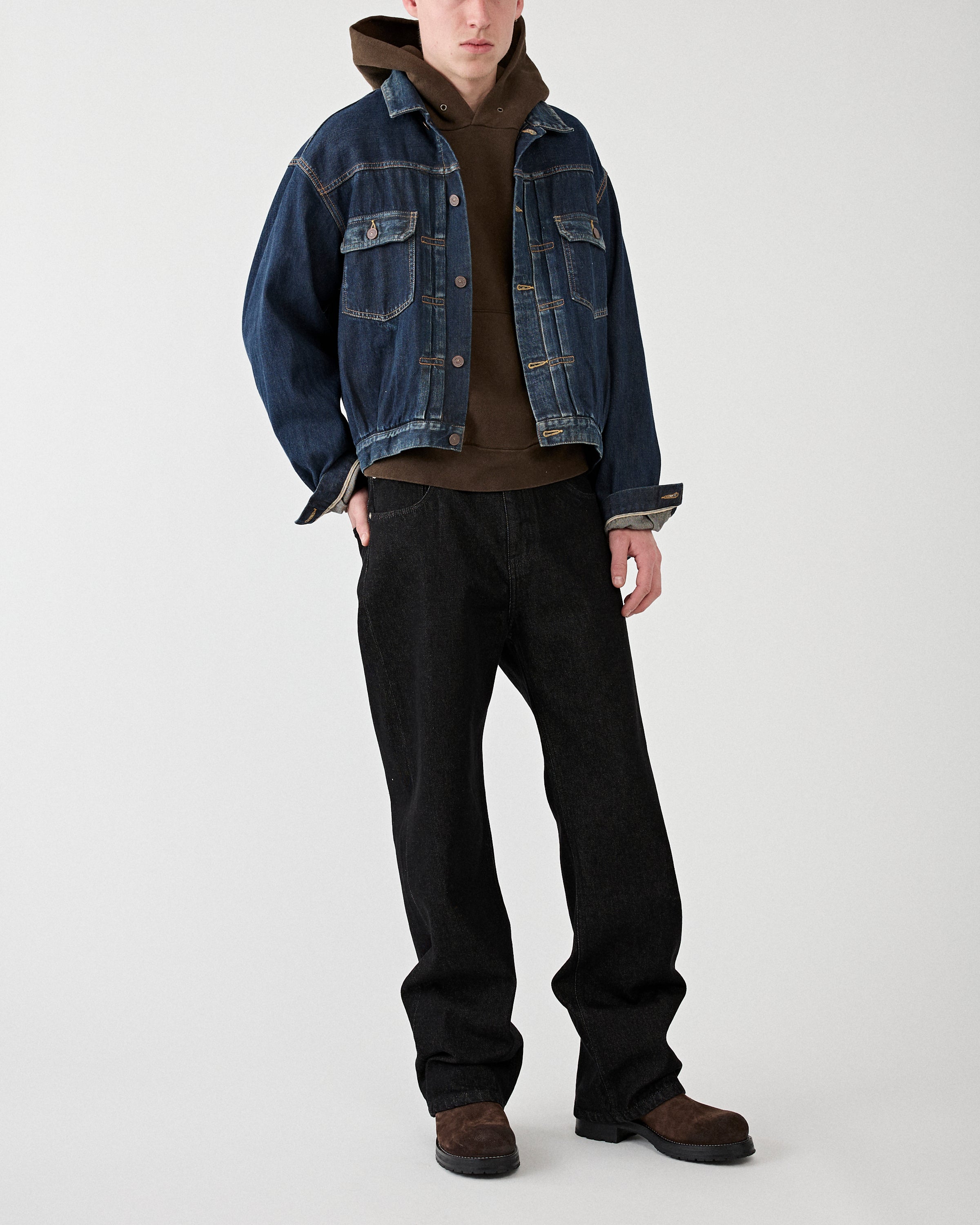 SECOND/LAYER Big Papi Denim Black Stone Wash Denim Men