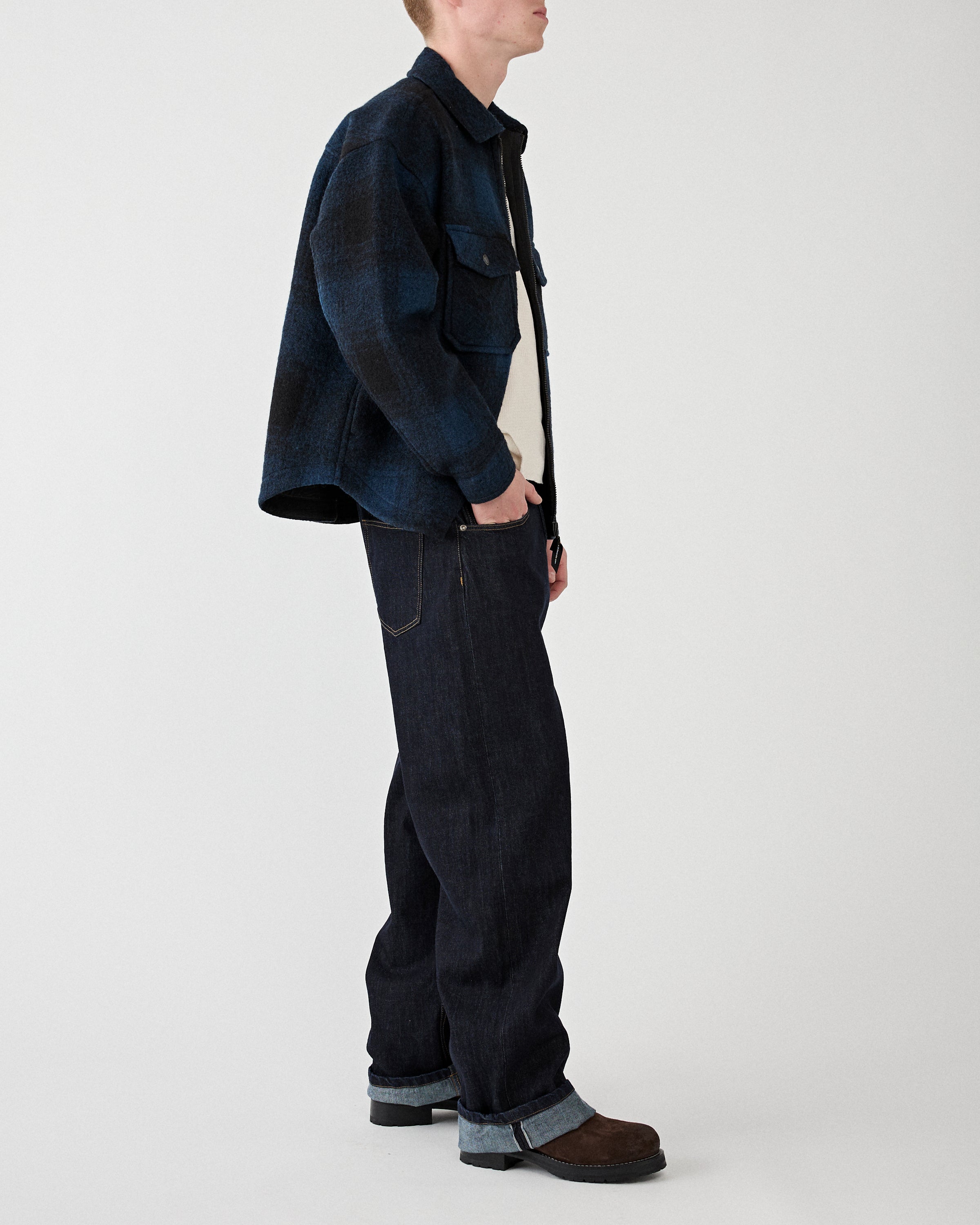 SECOND/LAYER Big Papi Denim Raw Indigo Selvedge Denim Men