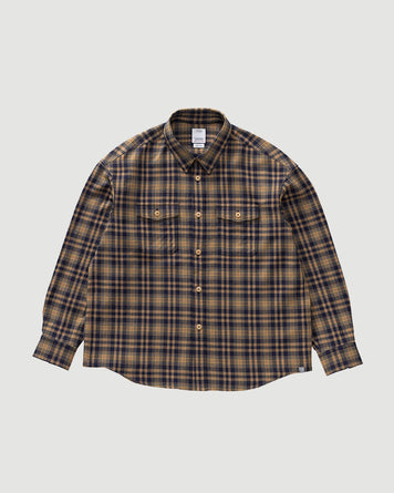 Visvim Lumber Check Navy Shirt L/S Men
