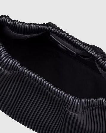 A.P.C. Sac Ninon Pleated Black Bags Women