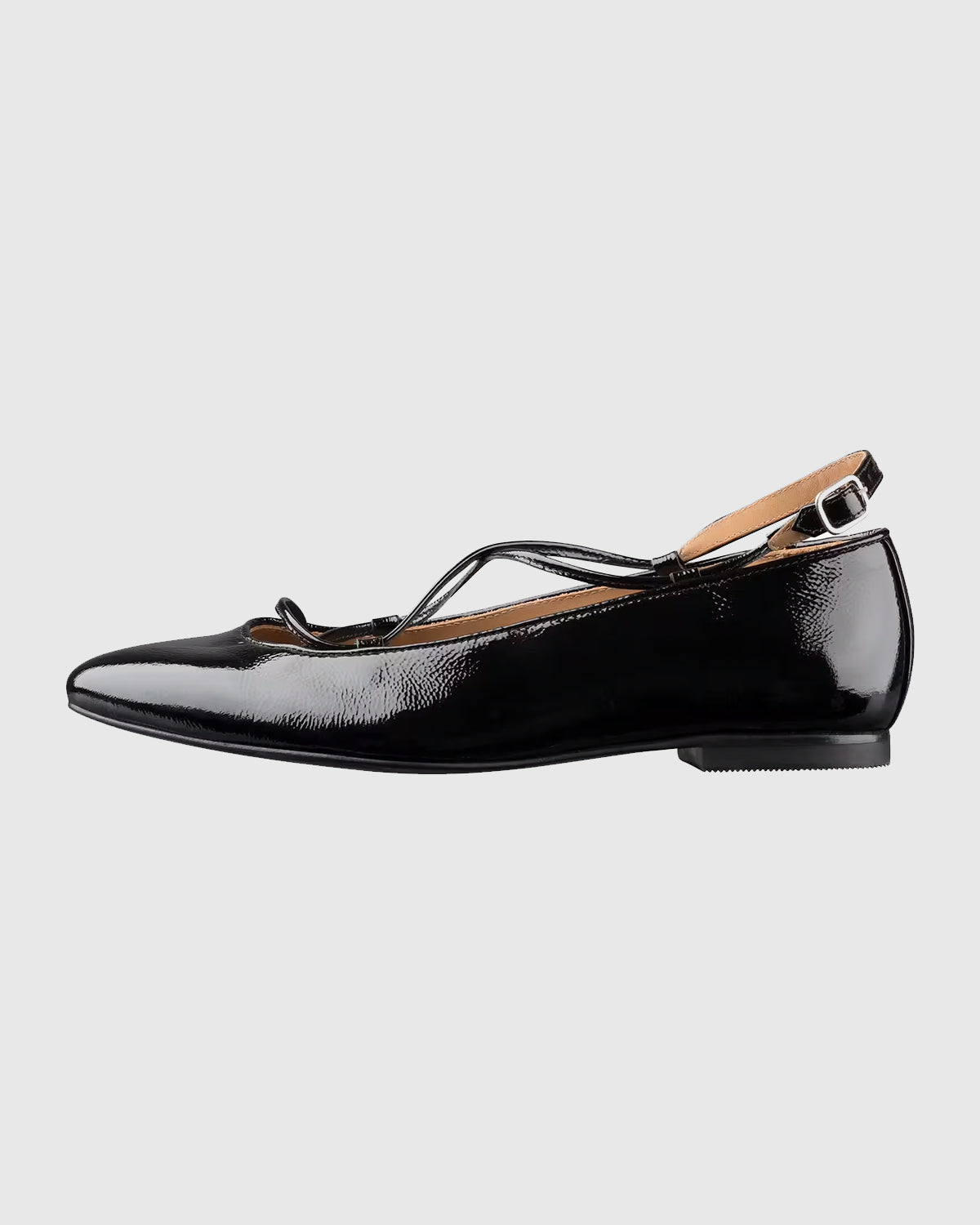 A.P.C. Ballet Flats Katie Black Shoes Leather Women