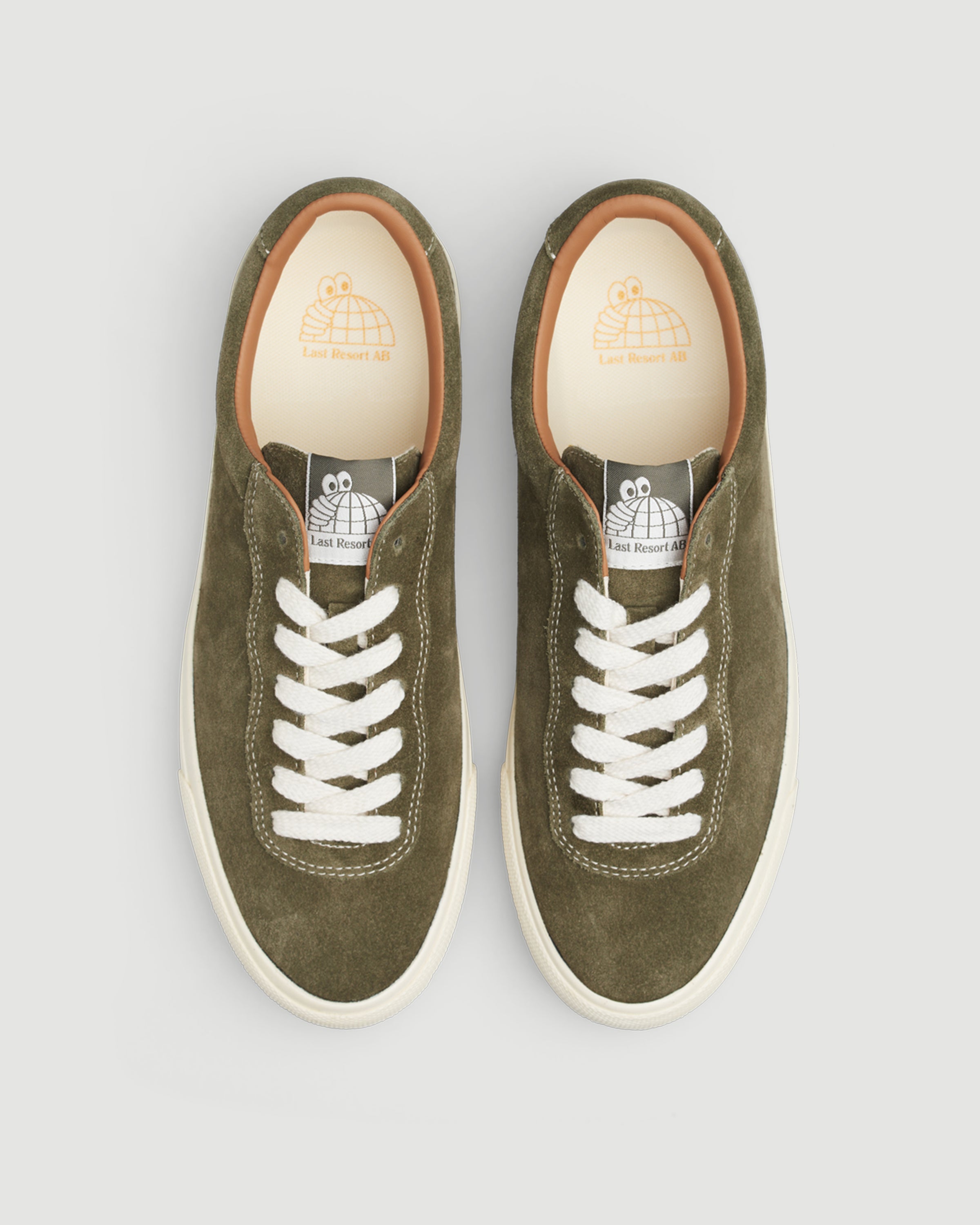 Last Resort AB VM001 Lo Suede New Olive/White Shoes Sneakers Men