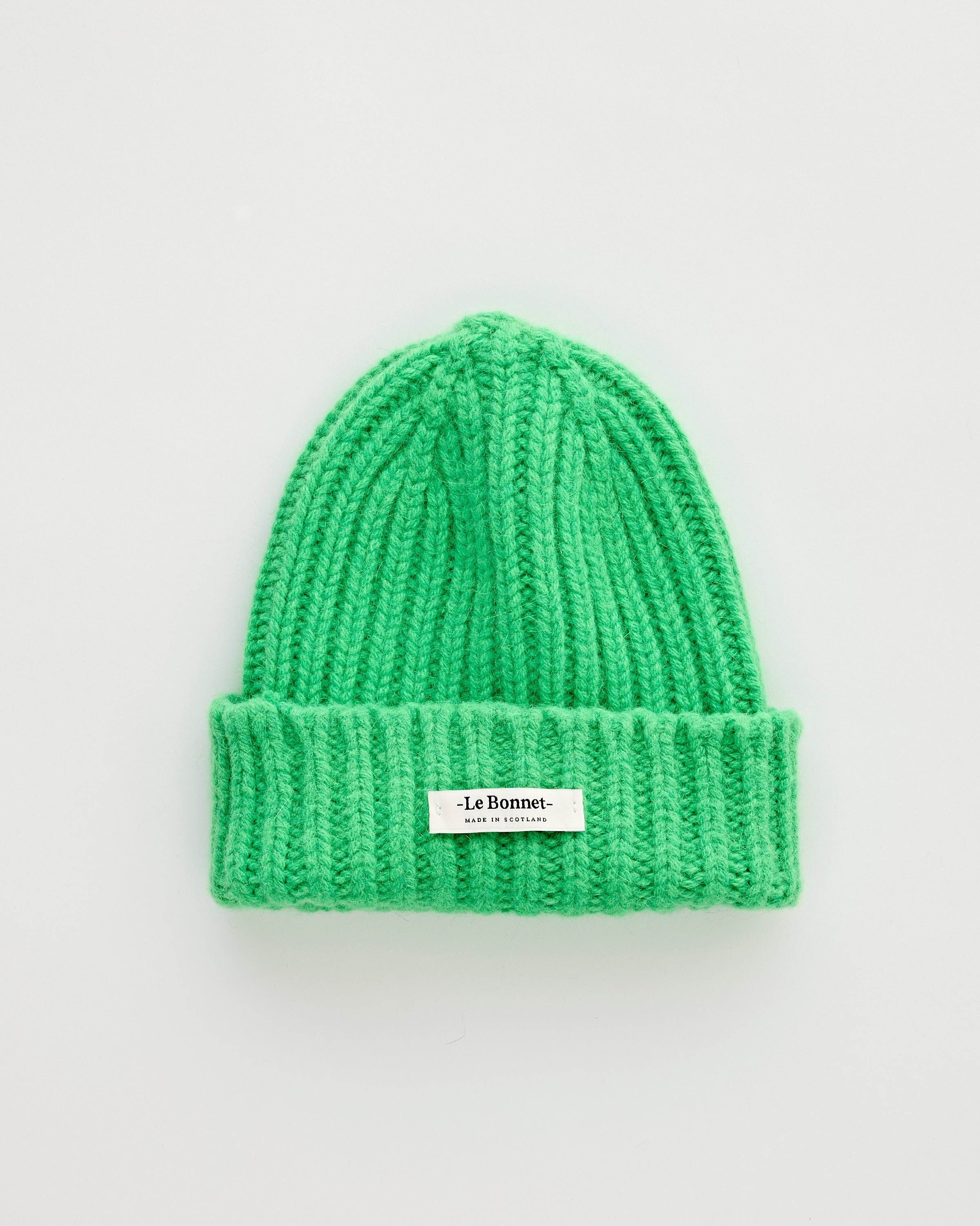 Le Bonnet Logo Beanie Neon Green Headwear Unisex