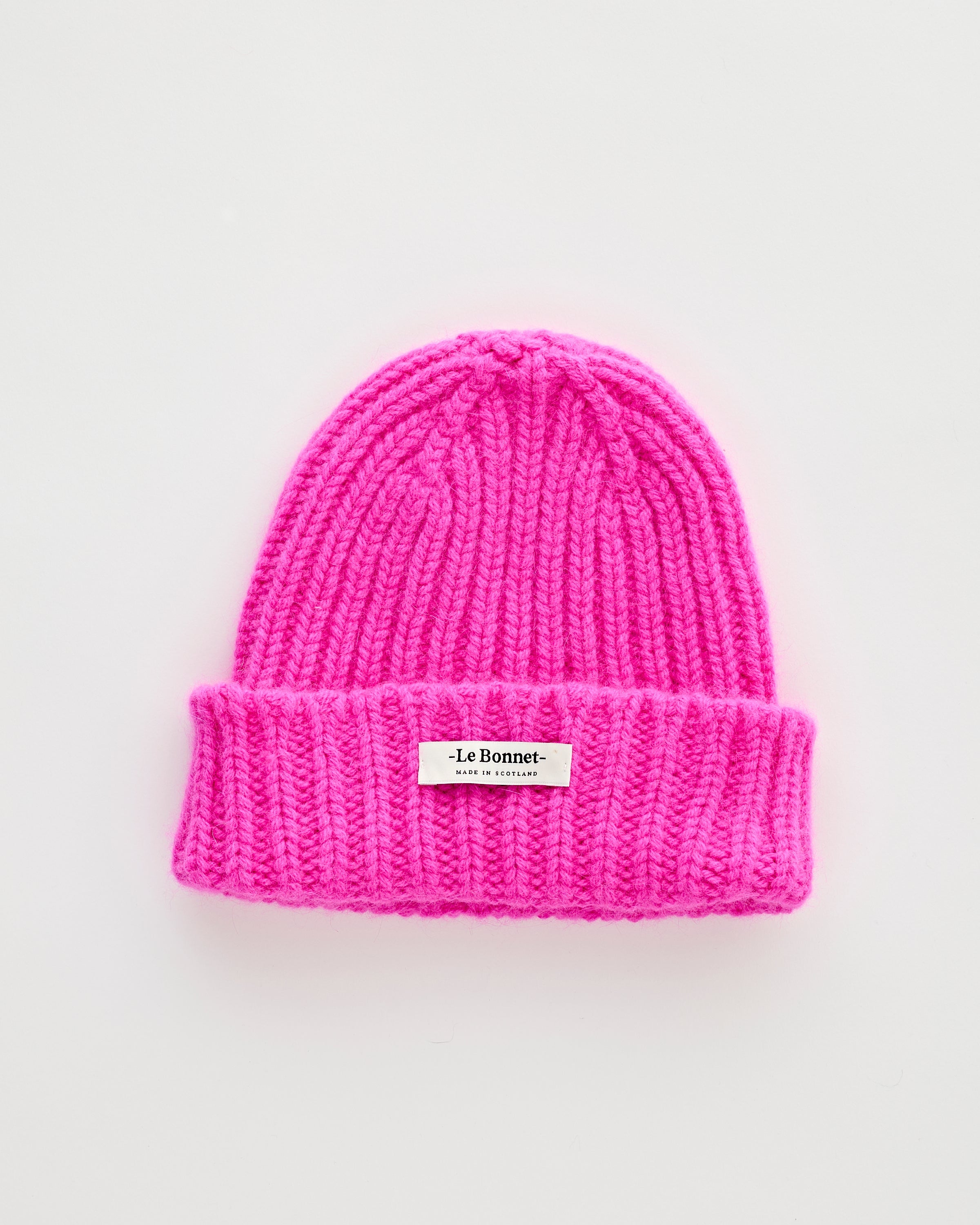 Le Bonnet Logo Beanie Poppy Pink Headwear Unisex